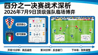 四分之一决赛战术深析，2026年7月9日顶级强队临场博弈